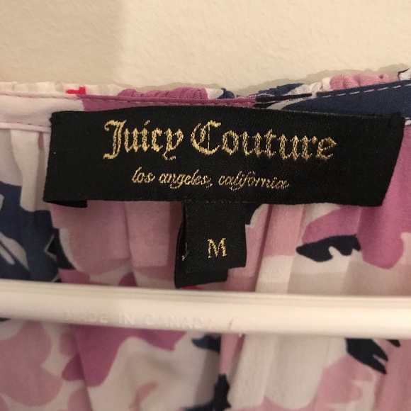 Juicy couture silk floral maxi dress. New no tag - Picture 9 of 9